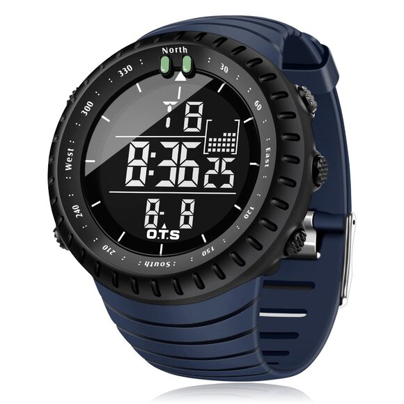 Other - Men's Digital Sports Watch Waterproof Tactical LED Backlight Large Dial